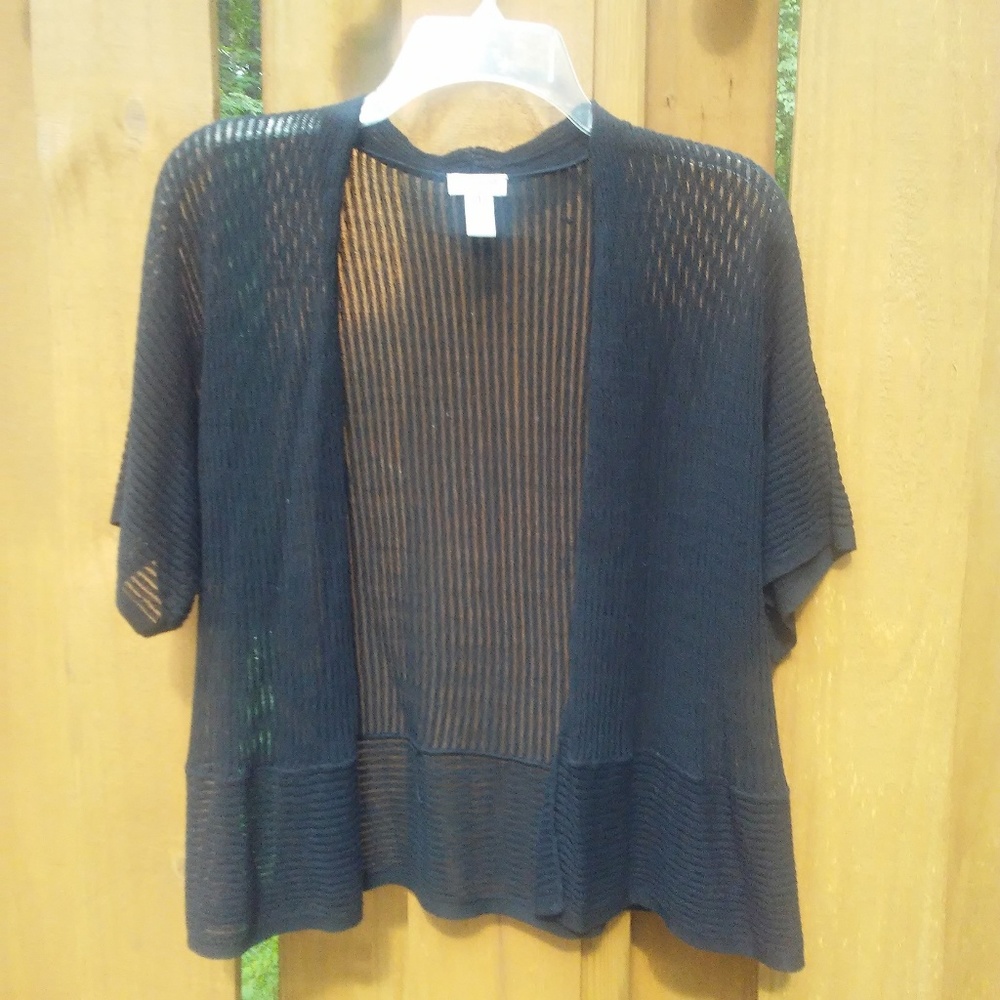 Chico's Open Weave Cardigan Size 1 (M/8)